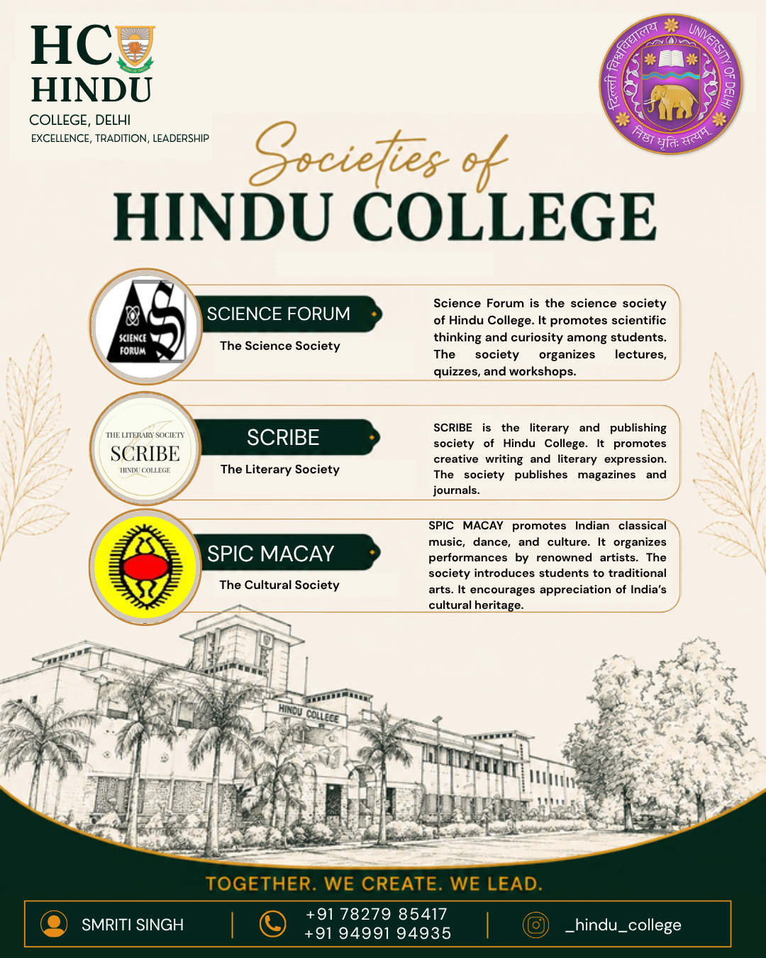 Hindu College Society Poster 12